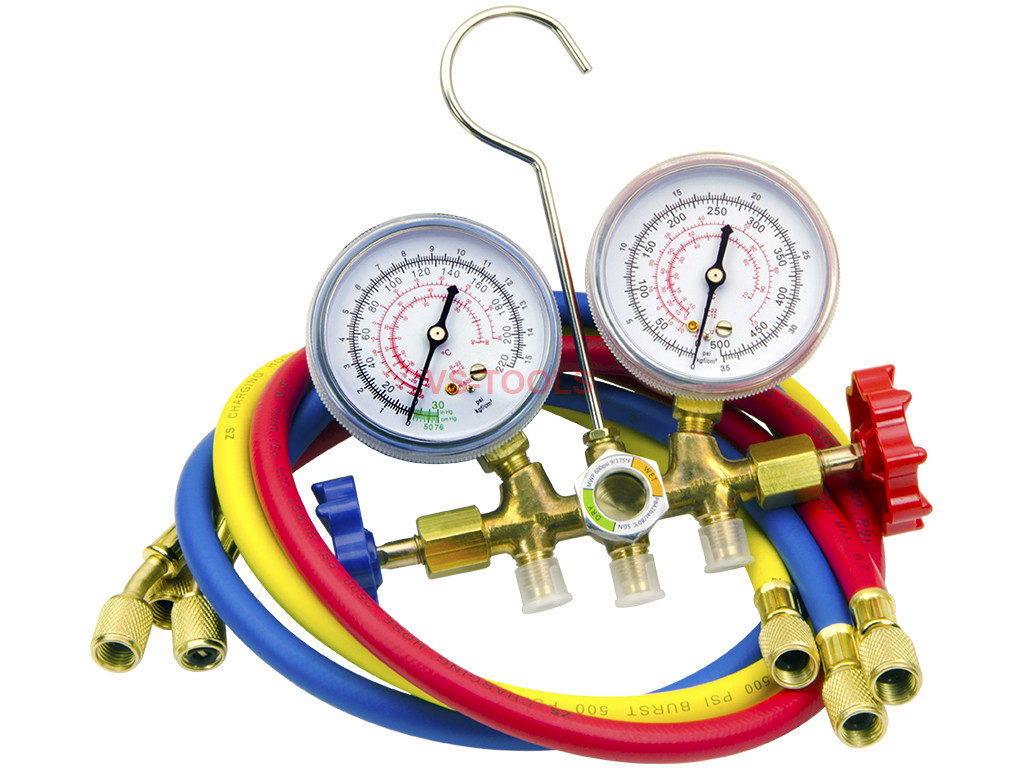 Air Conditioning HVAC Diagnostic Manifold Gauge AC Refrigerant